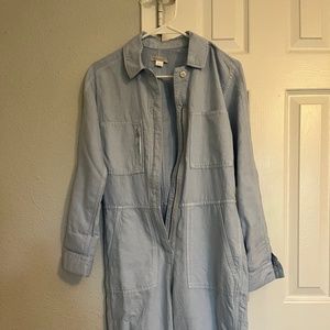 Outerknown Light Blue Station Jumpsuit